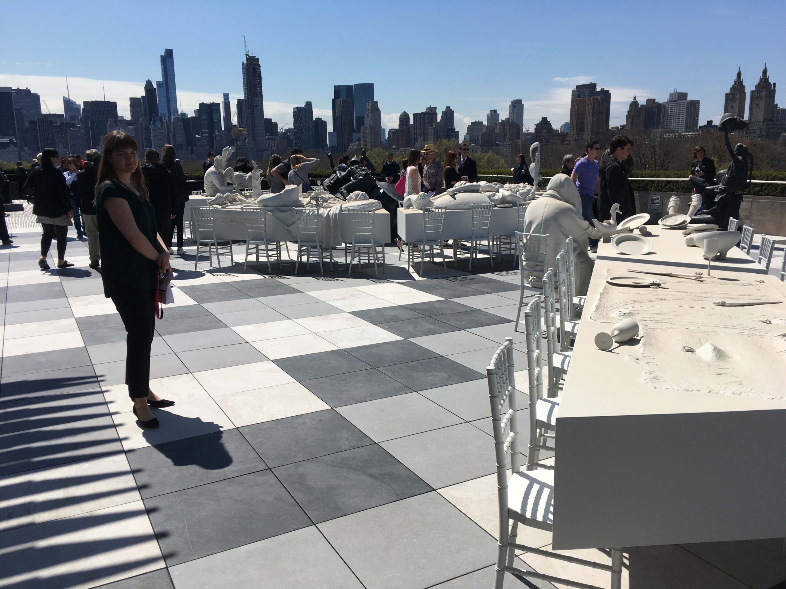 Metropolitan Museum of Art, rooftop garden with Del Conca