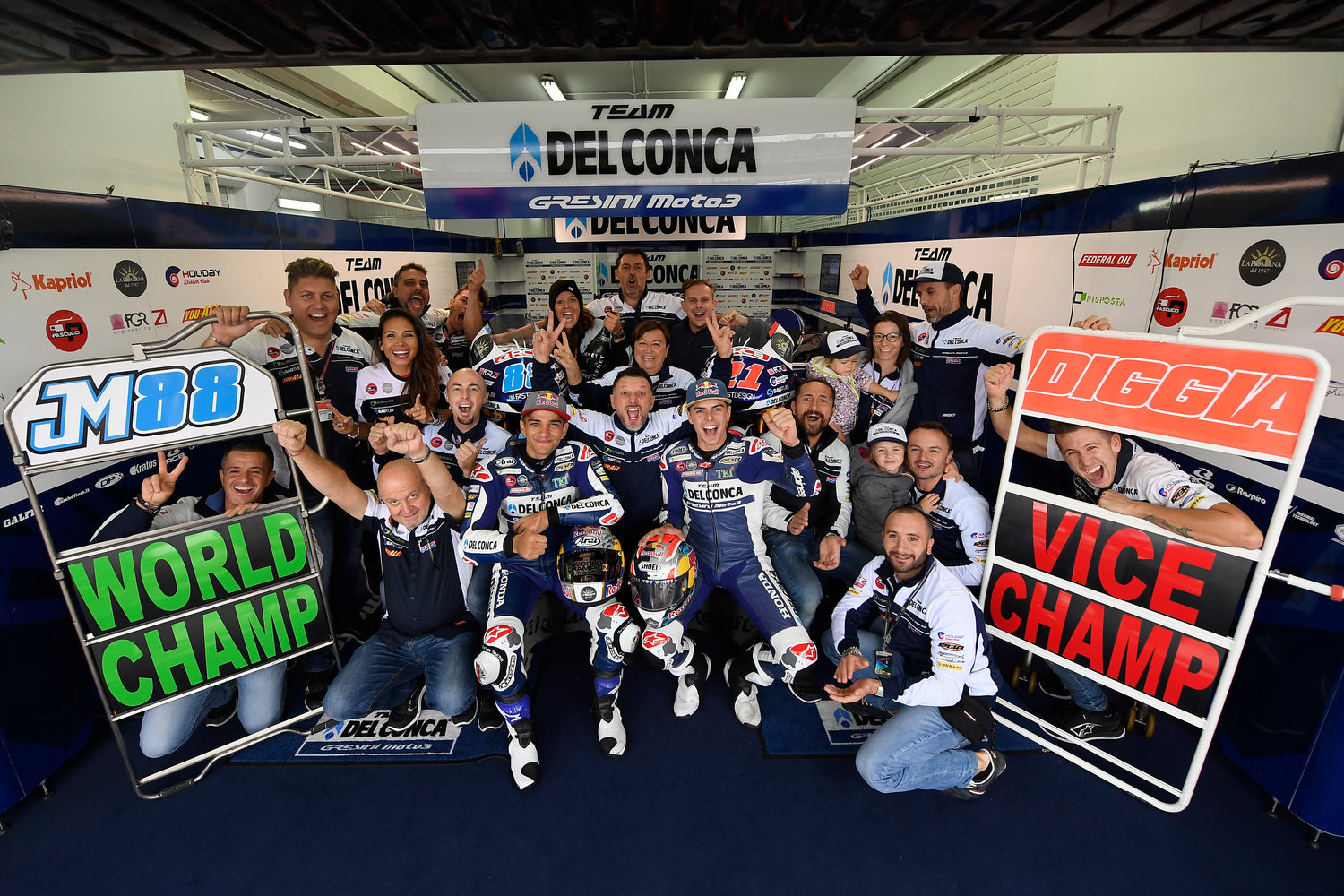 DEL CONCA TO BECOME TITLE SPONSOR OF THE GRESINI RACING TEAM MOTO3 FOR 2017