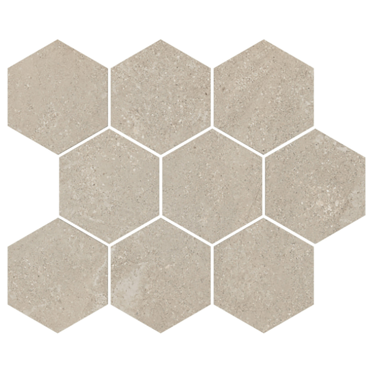 Chamonix HCX01 Beige Hexagon 10x12