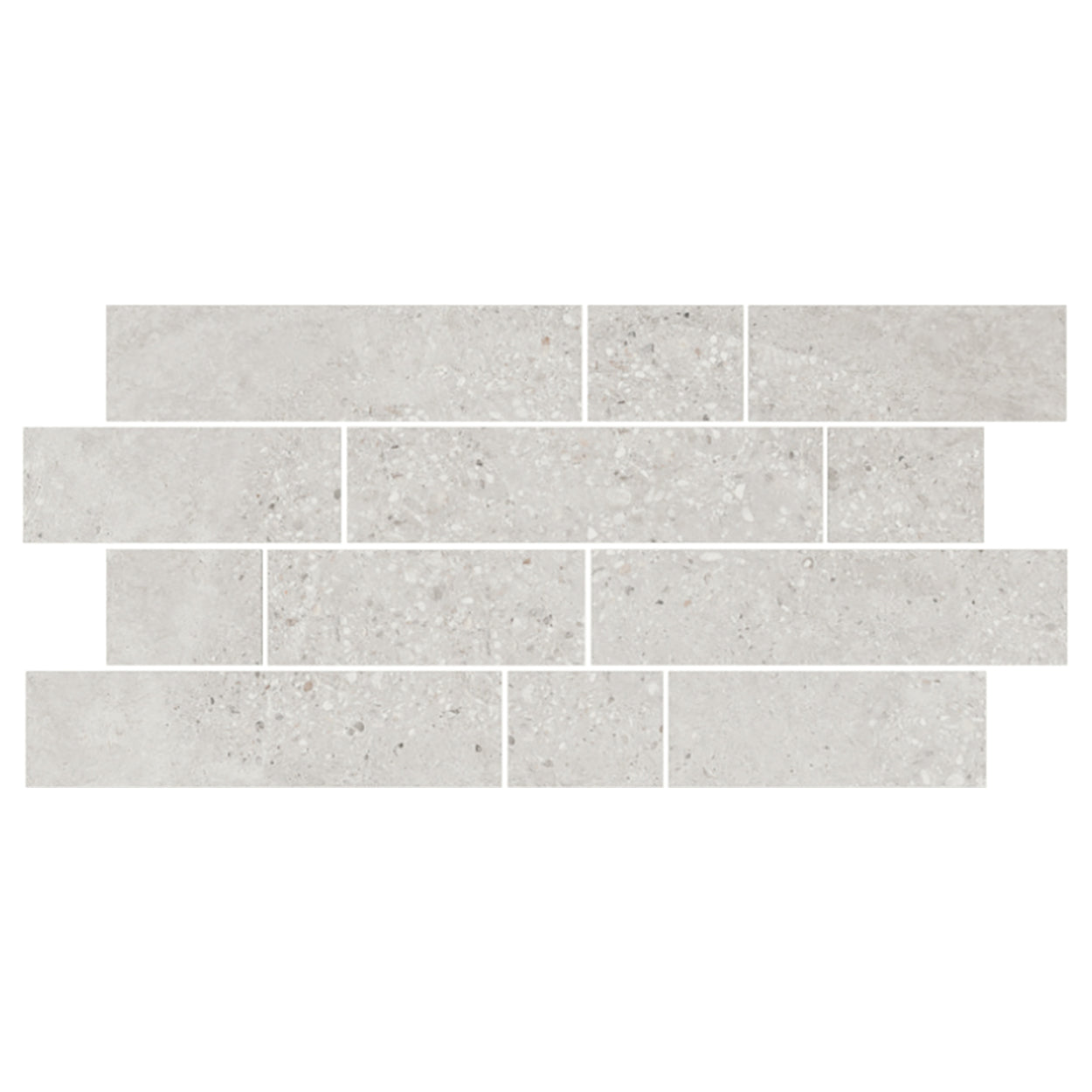 Chamonix HCX10 Bianco Muretto Brick 12x24