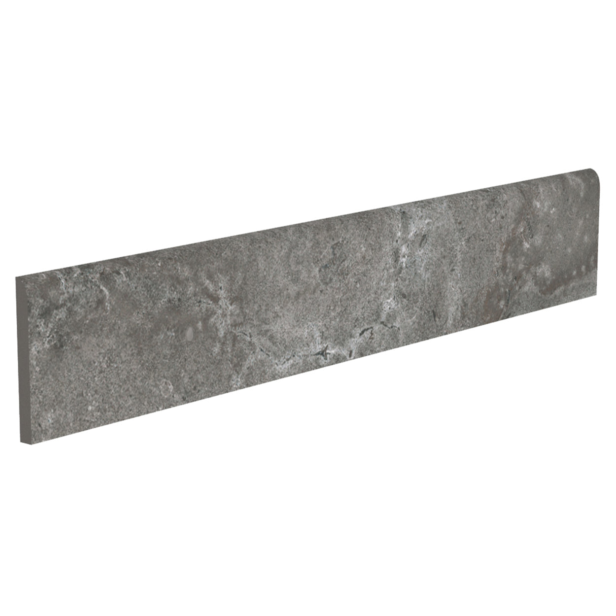 Chamonix HCX08 Dark Gray Bullnose 4x24