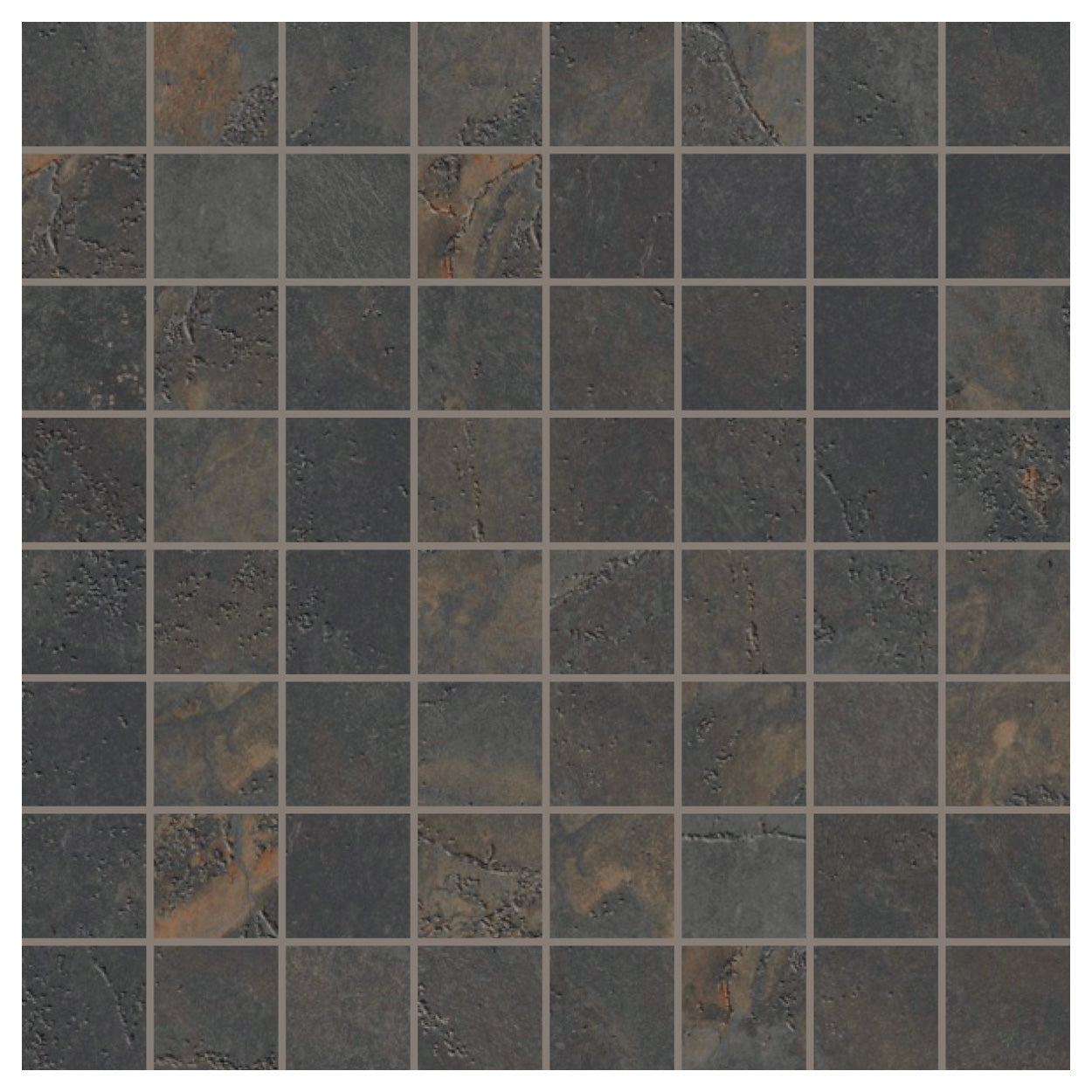 Bergen HBG08 Anthracite Mosaic 12x12