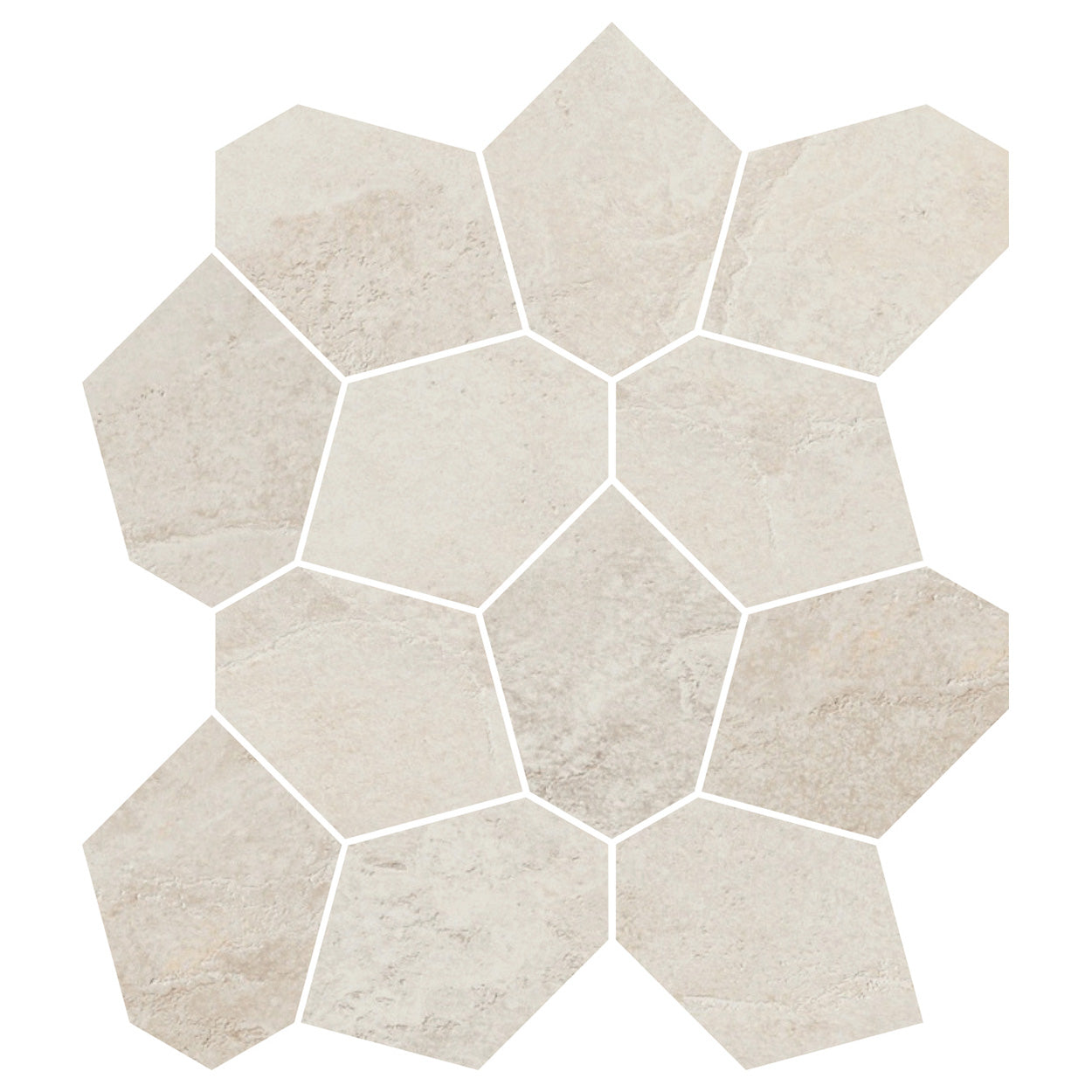 Bergen HBG10 White Leaves 12x13
