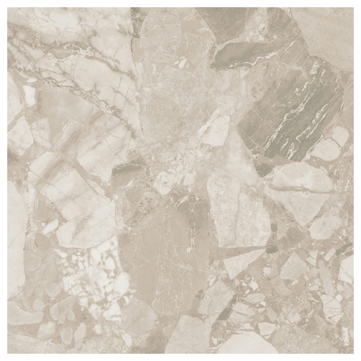 Elements HLT01 Cream Rect. 24x24