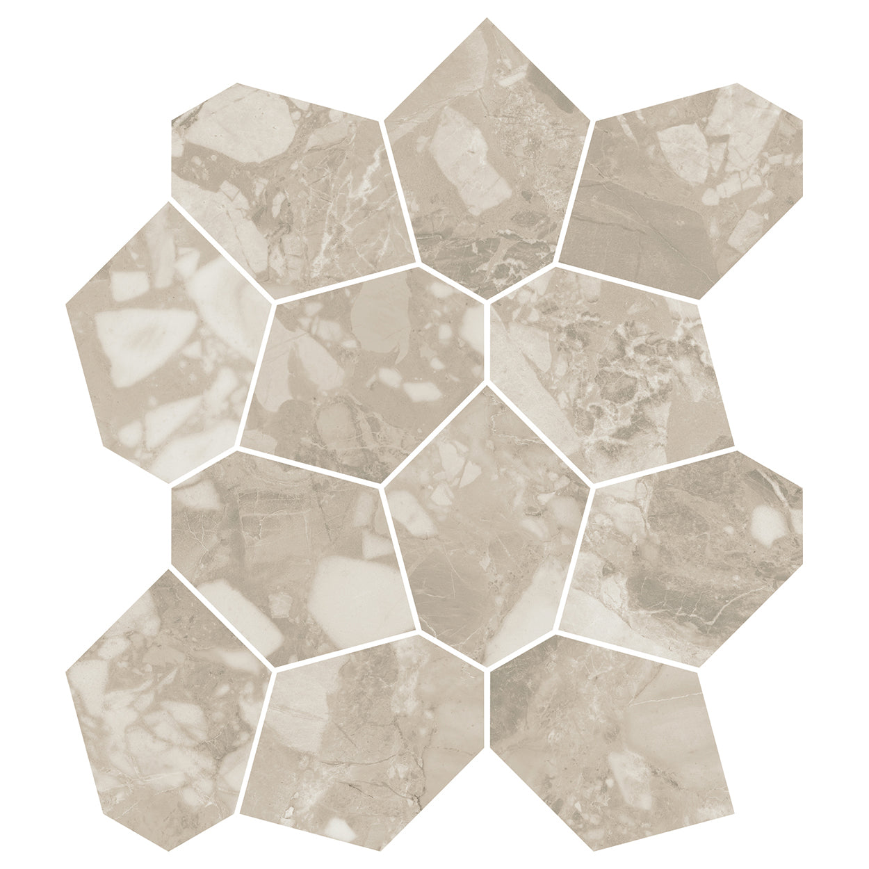 Elements HLT01 Cream Leaves 12x13 2/8