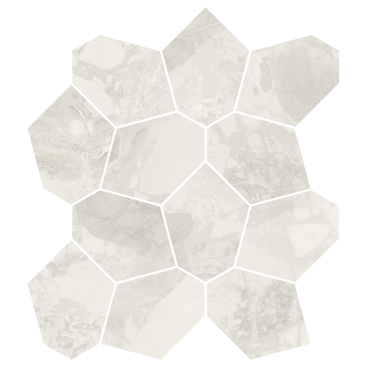 Elements HLT10 White Leaves 12x13 2/8