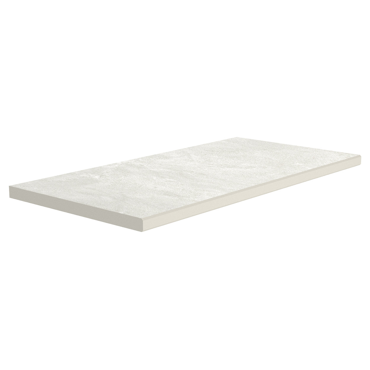 Essential2 HET210 White Pool Coping with modern edge 12x24