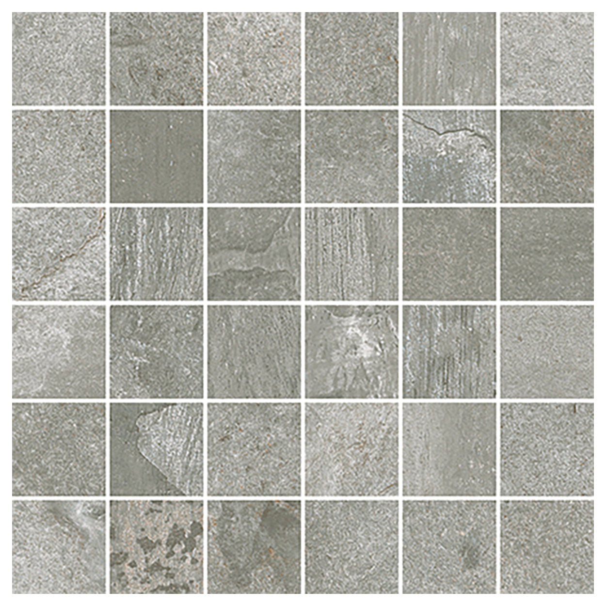 Gotham GO05 Gray Mosaic 12x12