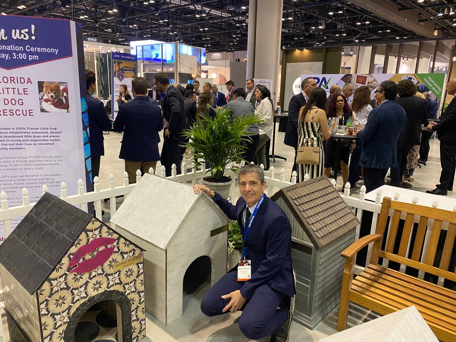 TCNA's Tiled Doghouses Return to Coverings in 2023