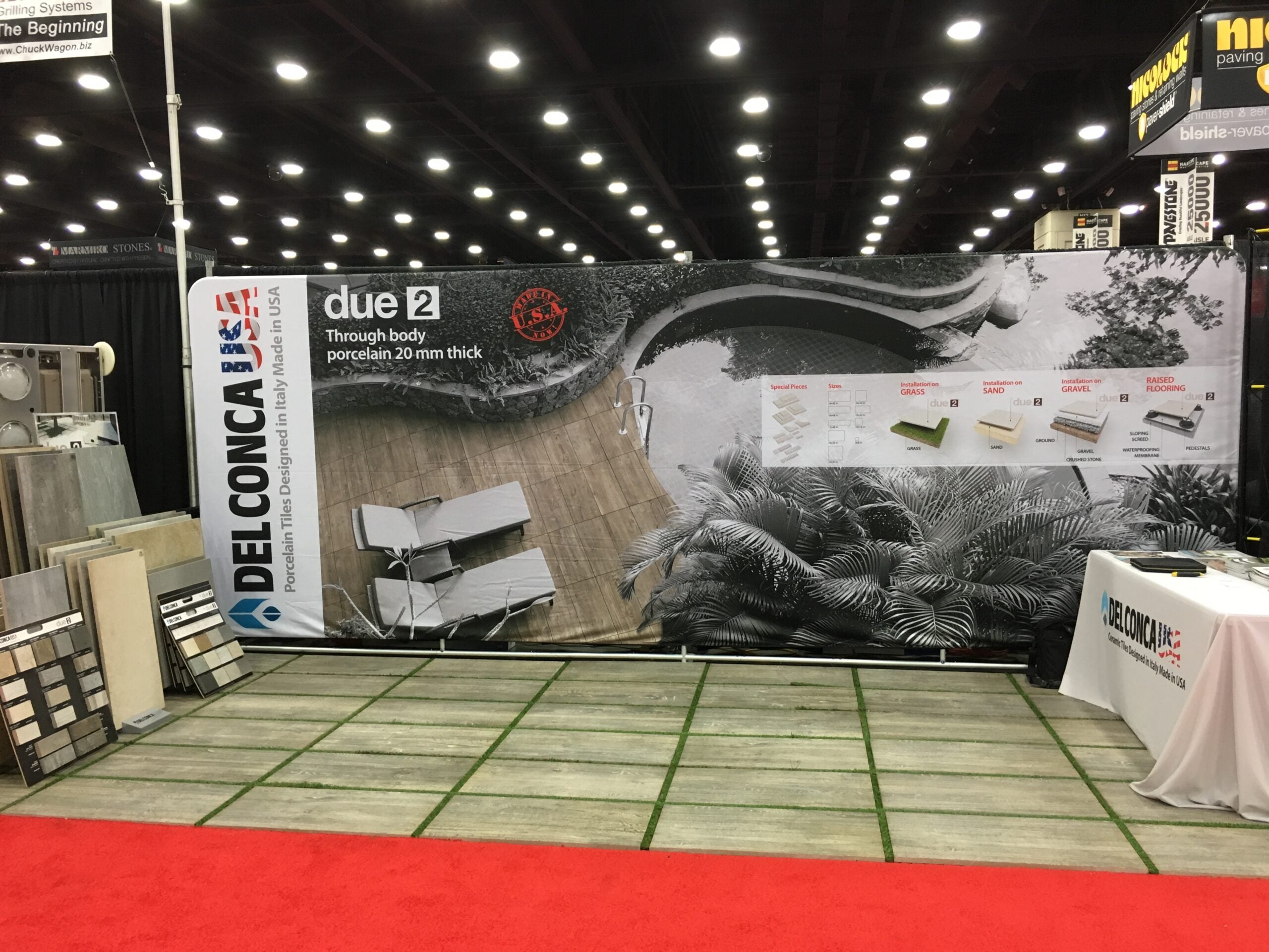 DEL CONCA USA attends Hardscape North America, Louisville KY, Oct. 19-20, 2017 | KY. Exposition Center