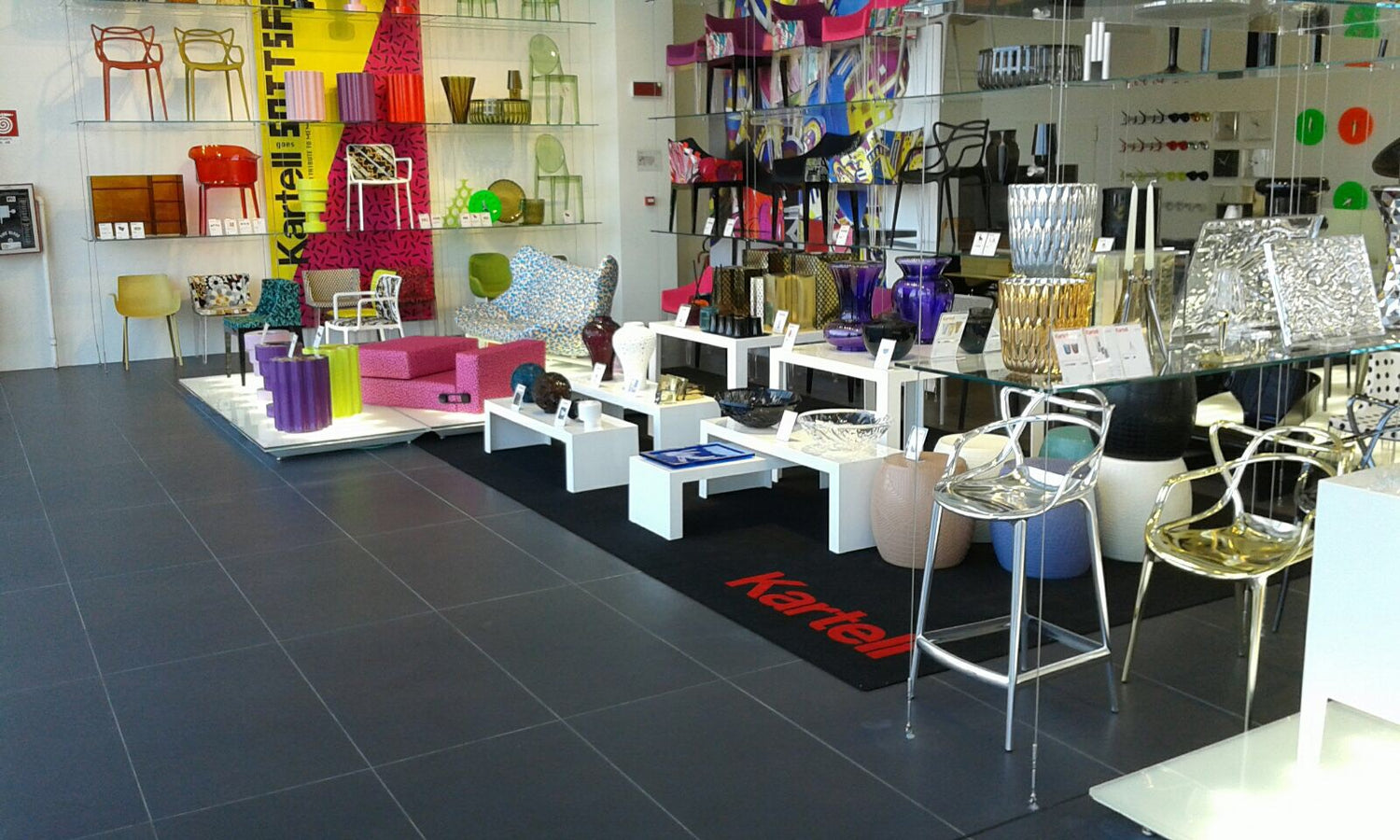 GA by GIUGIARO ARCHITETTURA in the concept store of Kartell