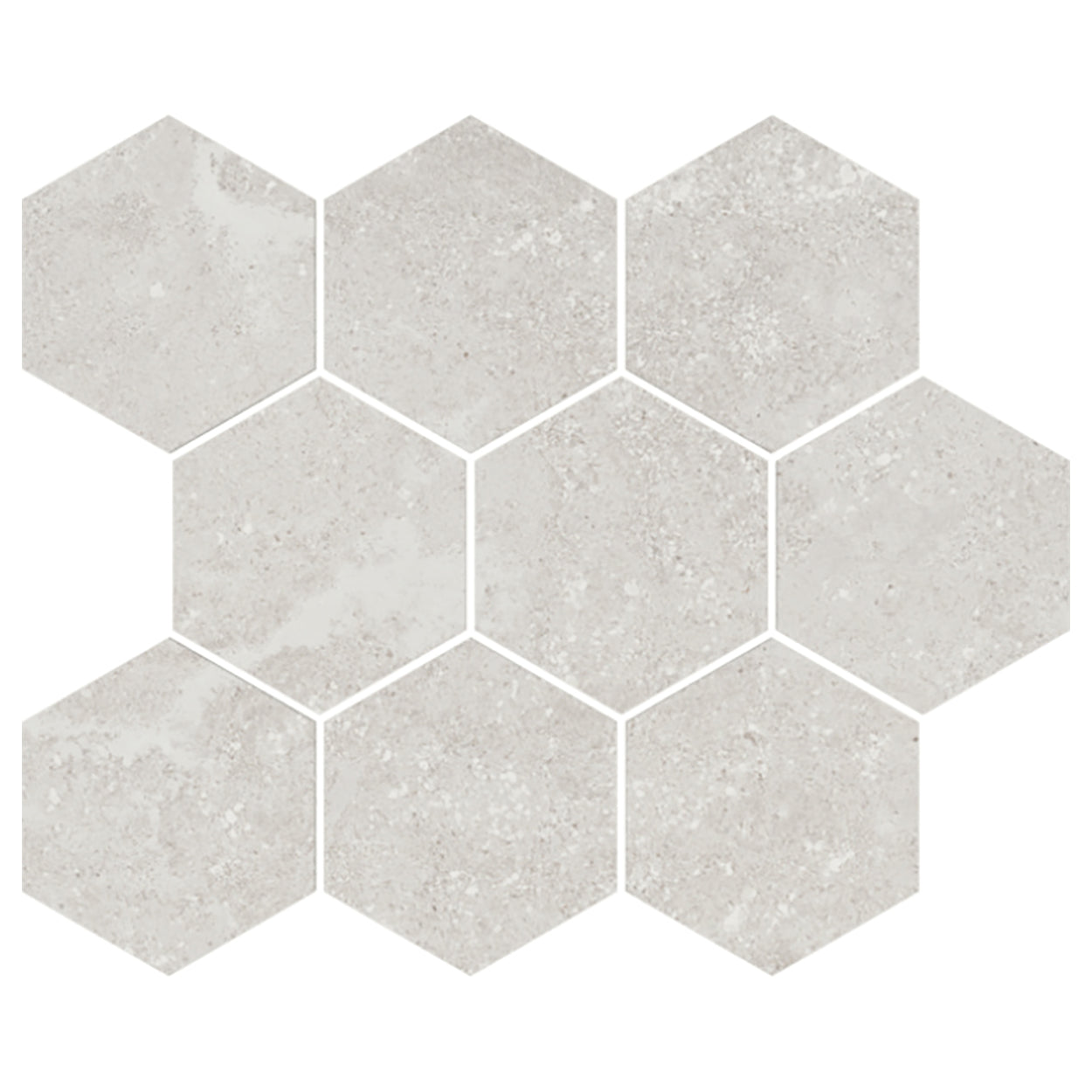Chamonix HCX10 Bianco Hexagon 10x12