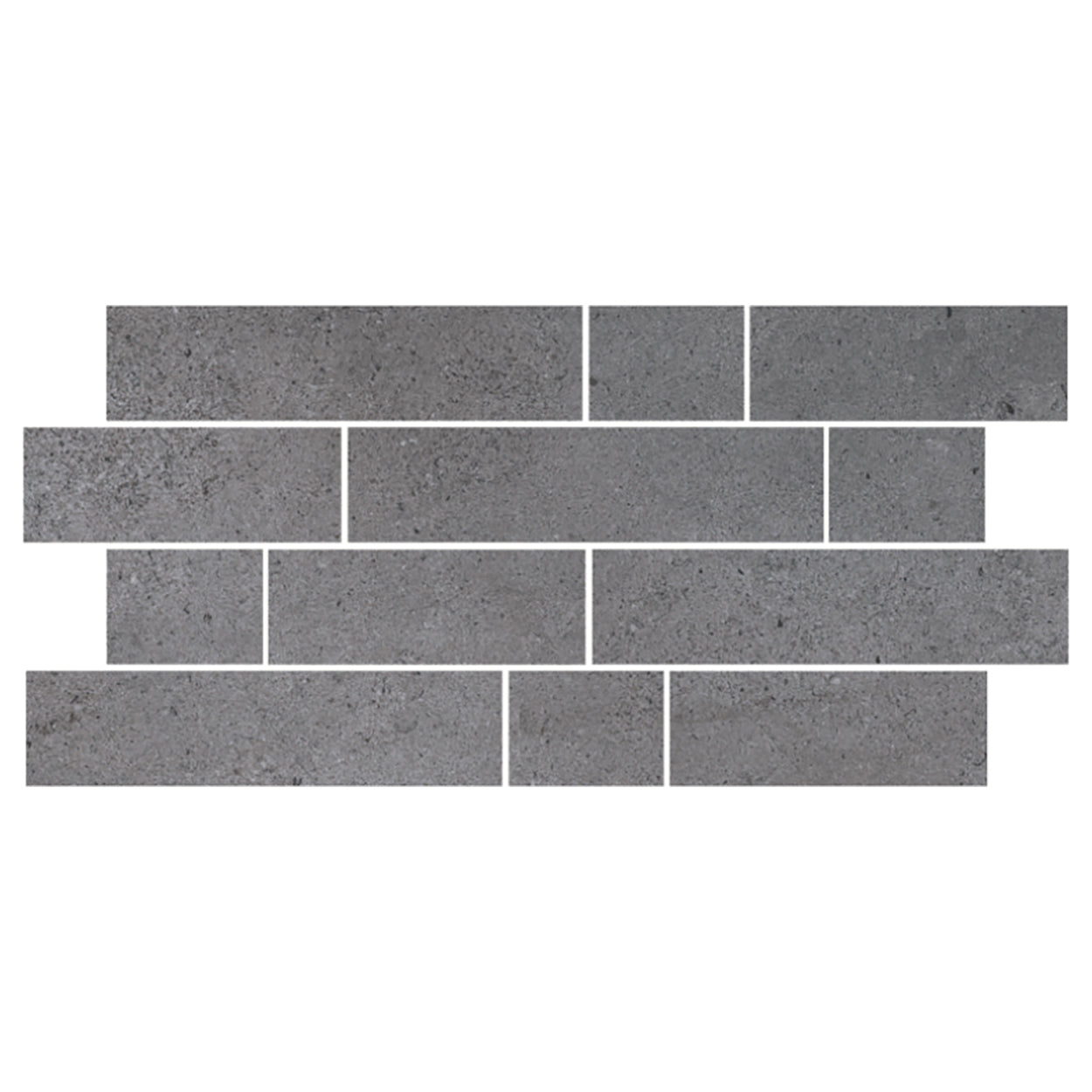 Chamonix HCX08 Dark Gray Muretto Brick 12x24