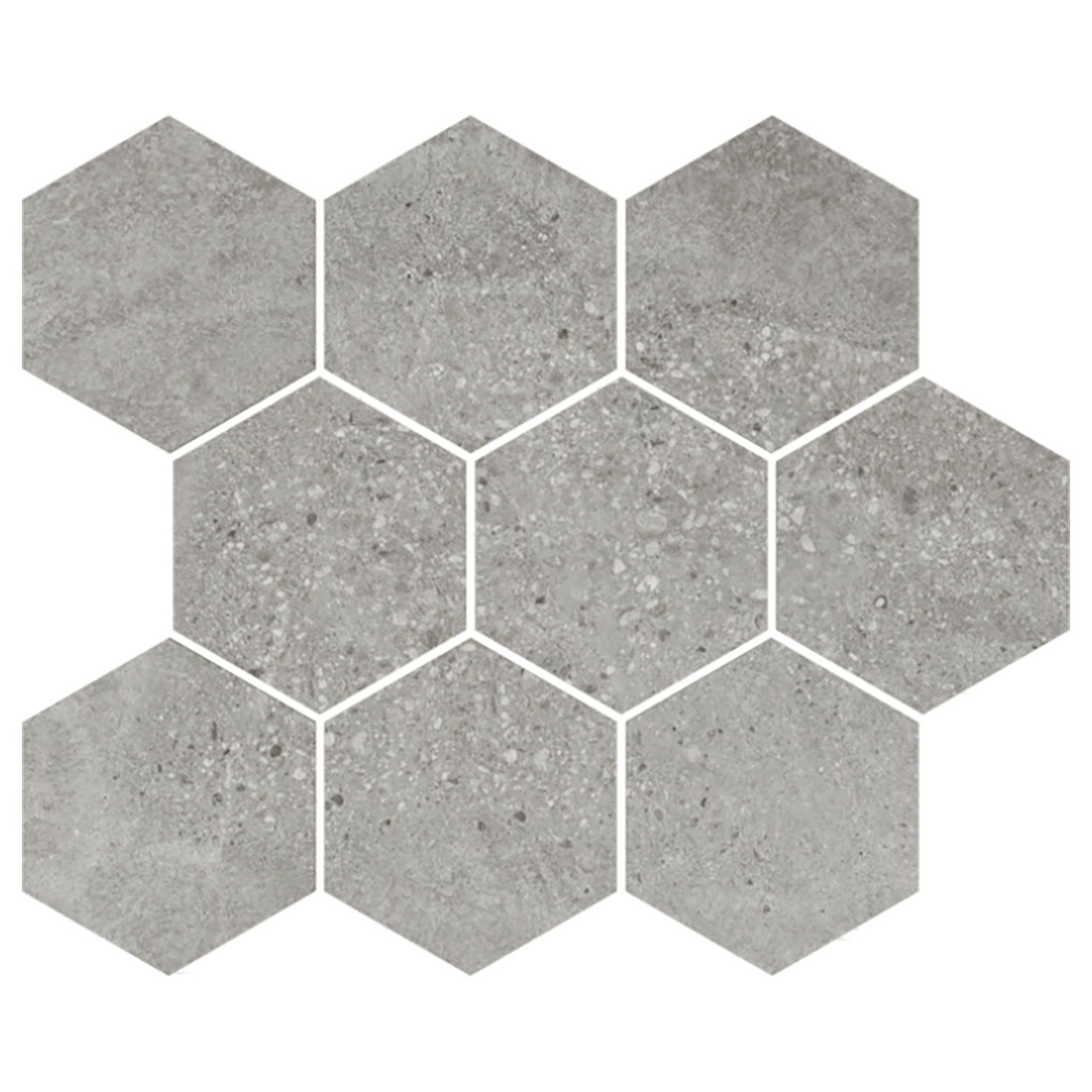 Chamonix HCX05 Gray Hexagon 10x12