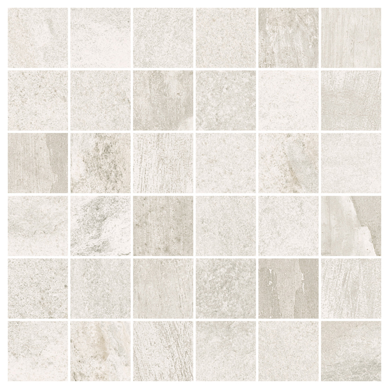 Gotham GO10 Bianco Mosaic 12x12